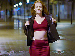 Two cute babes, including fiery redhead Ella Hughes, have a steamy session with Alberto Blanco.