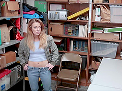 Kate's juicy naturals bounce as Wrex dominates her from behind in tight denim