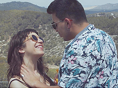 Glasses-wearing Brunette Paulita Pappel gets a wild ride in the DoggyStyle position