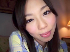 Homemade video with a cute girlfriend being fucked - Miki Yoshimura