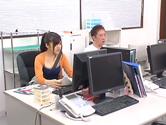 Office dicking from behind with Tsubomi and her horny coworker