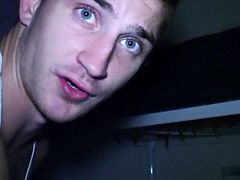 Gay men having sex in different positions.