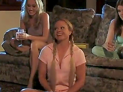 Lesbian foreplay and sex with Sydnee Steele and her friends
