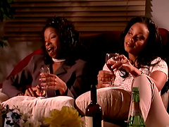 Tattooed lesbo Vanessa Blue having an orgasm during play with anal toy