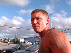 Gay men enjoy rough sex with Ricky Sinz and Sebastian Young