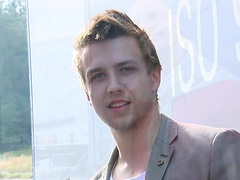 Gay men having sex in different positions.