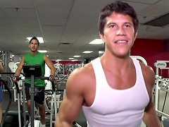 Straight Aj Irons goes gay for a night of fun