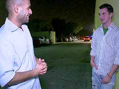 Gay men having sex in different positions.