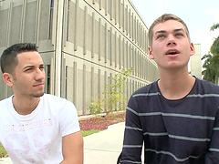 Straight gay men try out gay sex for the first time.