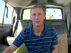 Pick up with horny couple and a gay dude being fucked in a car