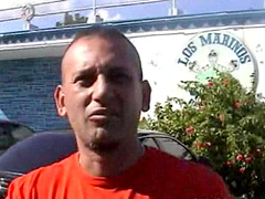 Gay men having sex with strangers after a night out at the bar.