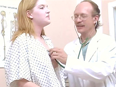 Fucking in a doctors office with a flirtatious babe - Candi Apple