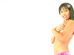 Beautiful long-haired pornstar gets face fucked and fingered.