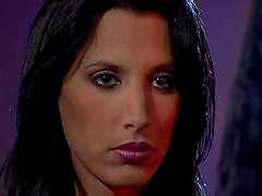 Aria’s long hair flows as she gets face fucked and fingered.