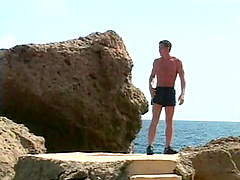 Natural tits bouncing while being fucked in a pool