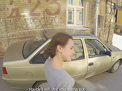 Young and innocent looking teens in hot outdoor sex scene