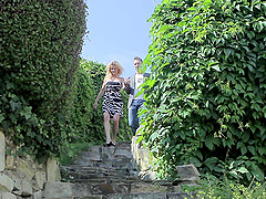 Big tits homemade brunette gets a tit fuck and a creampie