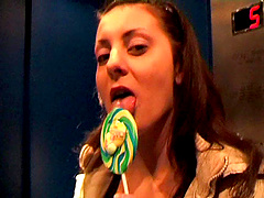 Natural tits brunette gets a rough cowgirl ride