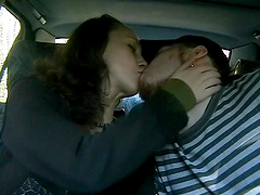 Small boobed brunette gets a rough anal treatment