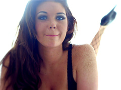 Pornstars with big cans get a fingering orgasm