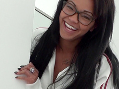 Harley Dean is a seductive latina babe who gives great blow job and pussy licking.