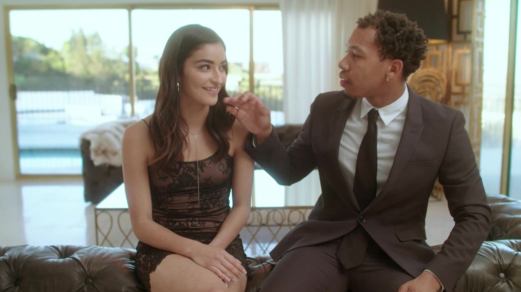 Ricky Johnson and Emily Willis in hot interracial action