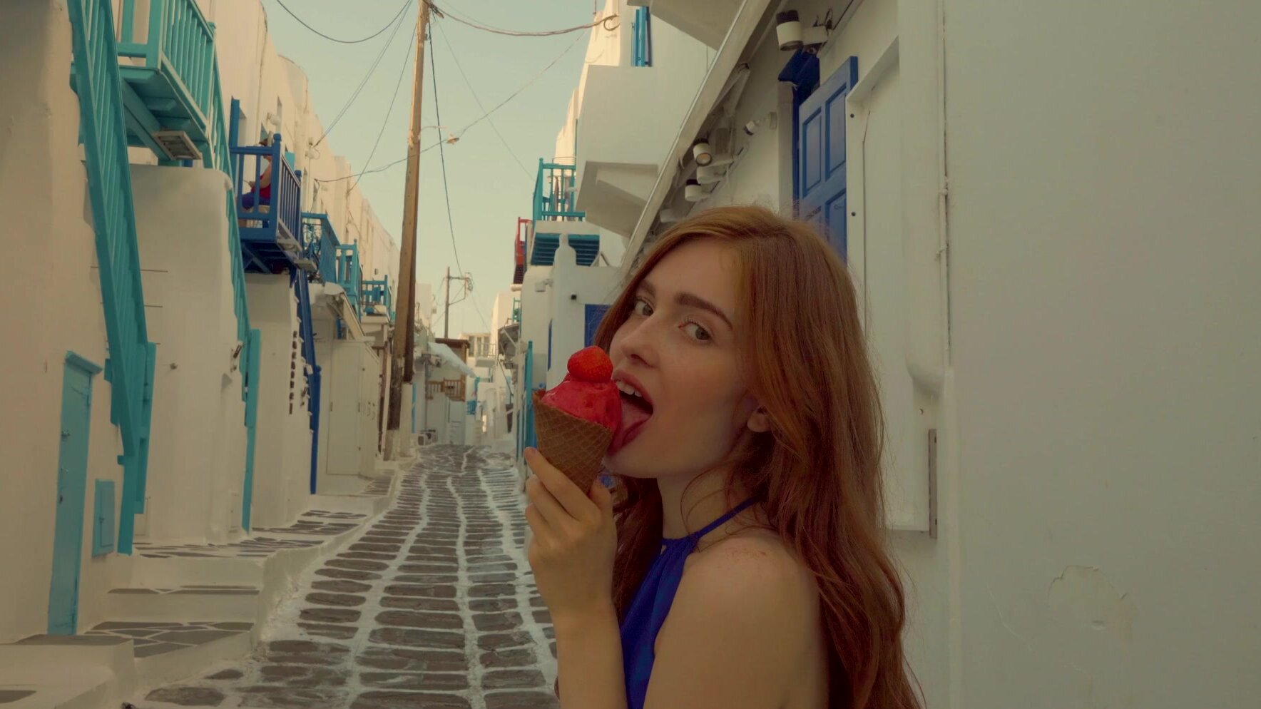 Redhead hottie Jia Lissa enjoys passionate sex with a handsome guy