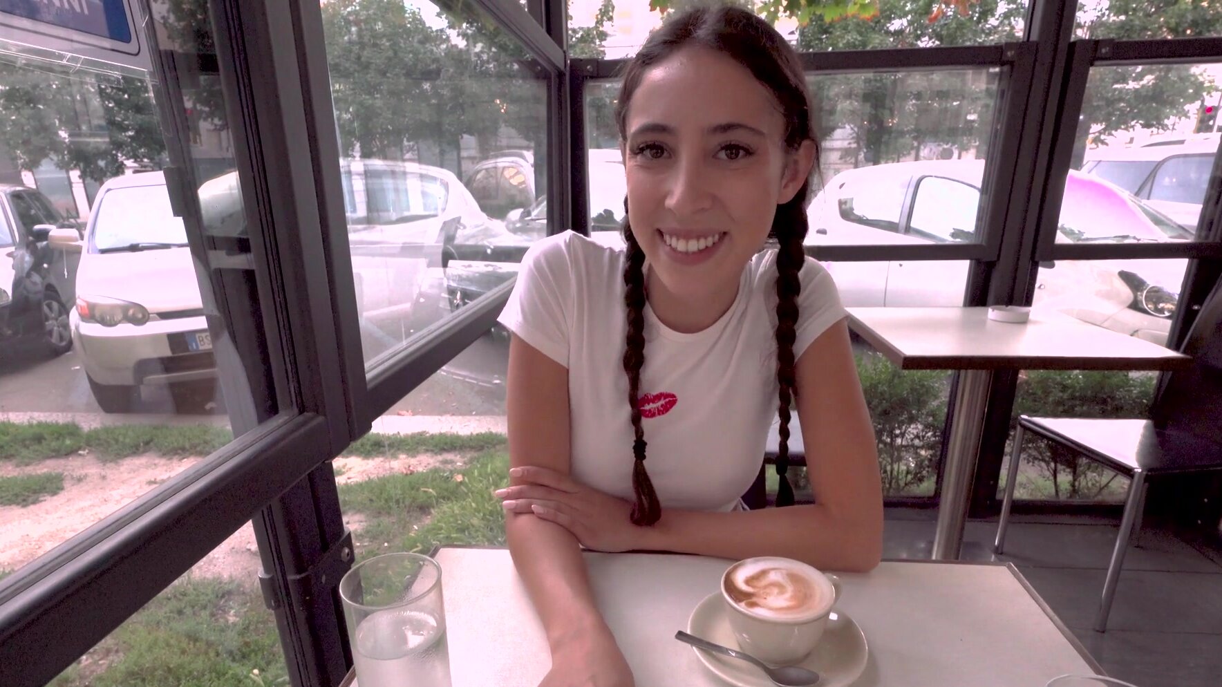 Eva Generosi shows off her foot fetish skills with passion in this hot scene.