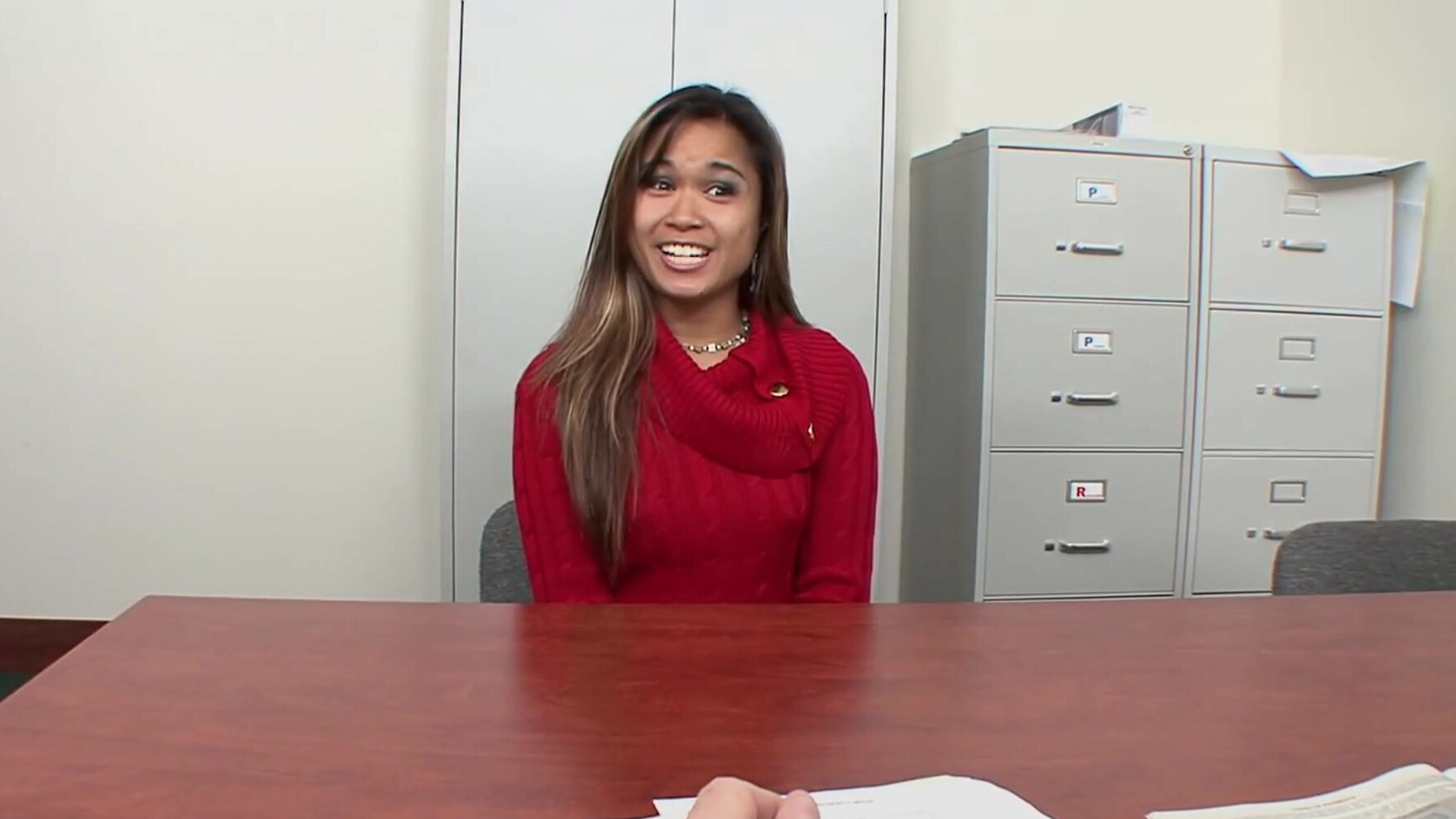 Asian Nipsy Doll's perfect nipples tease in a blowjob frenzy