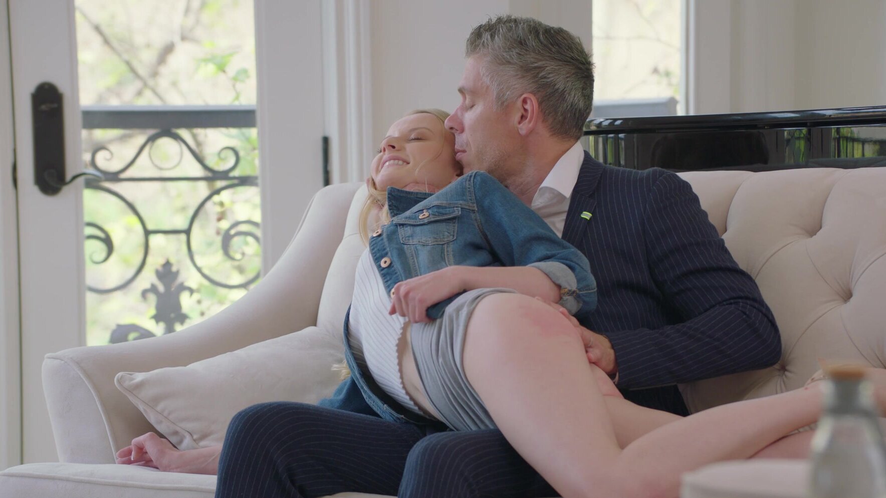 Dirty Mick ravages Paris's tight ass with every toy imaginable