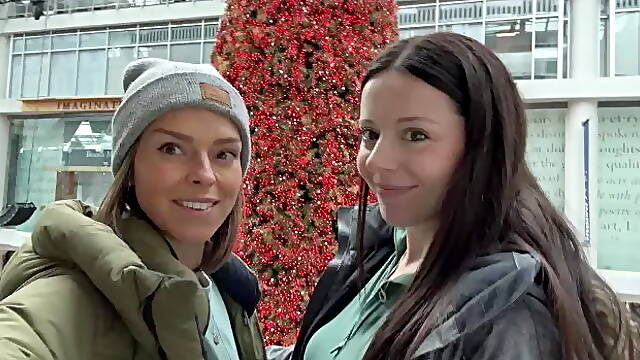 Serenity Cox and Nadia Foxx Go Shopping with Vibes In! Lingerie Try-ons
