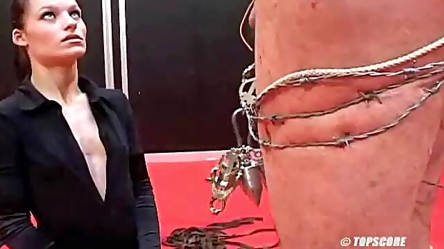 She likes to play with barbed wire 3