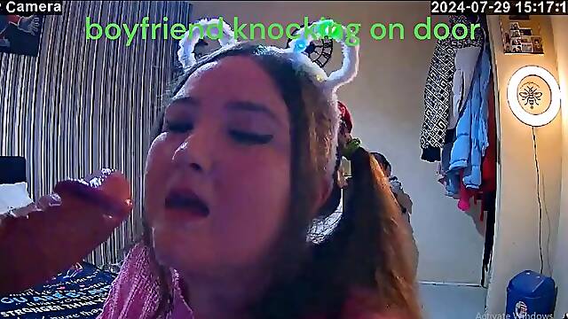 BBW Cheating Almost Caught At The End