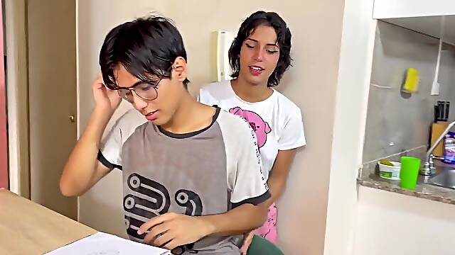 I Fuck My Shy And Virgin Stepbrother And He Ends Up Fucking Me Nice