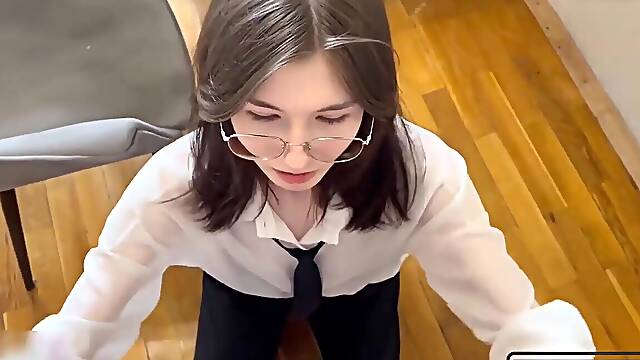 Stepsister Took Cum On Her Face So She Wouldnt Be Late For Class