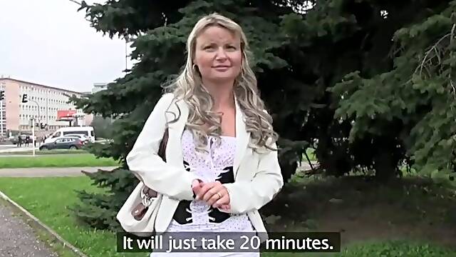 Outdoor MILF Seduction for Cash