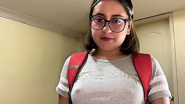 My classmate accidentally cums inside me.