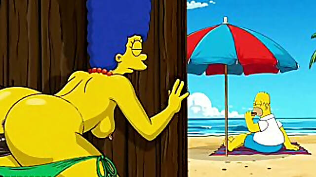 Married Housewife Loves Sucking and Fucking Big Black Cocks. Cartoon Parody. The Simpsons parody. Best Compilation Slut Wife