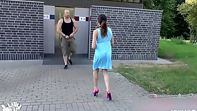 B. ANAL Outdoor Fuck In Public Parking Lot