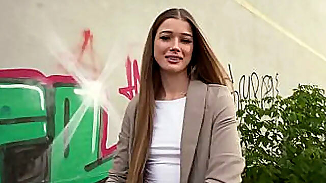 She So fucking Cute I nearly Cum too Early - Public Agent