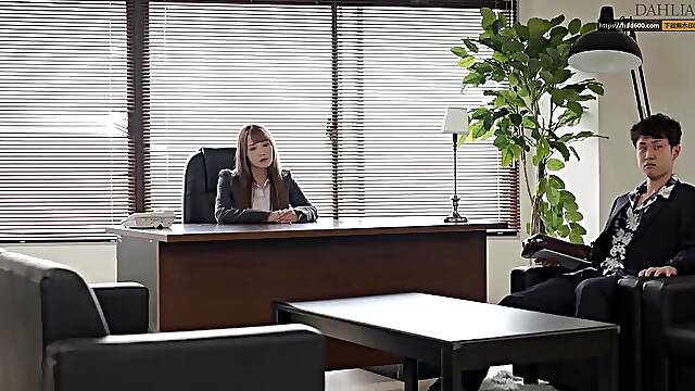 Dldss-122 Brainwashed Aphrodisiac Female President Is I With Ayaka Tomoda
