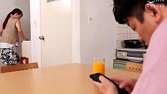 Hot japonese mom and stepson ***