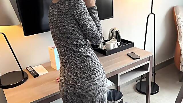 Strict stepmom immediately softens when see a dick, even if its her stepsons