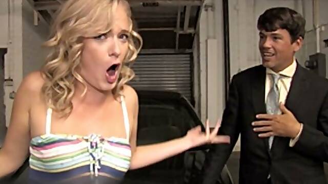 Thick Negro Stretching Young Blonde In Pantyhose