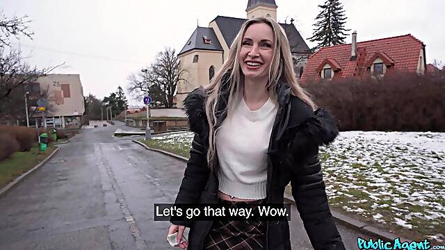 Abandoned Blonde German Wife has Quickie after her Yoga Workout Class - Martin Gun