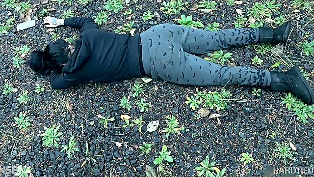 Tattooed Lily Lane kidnapped and tortured in the middle of nowhere