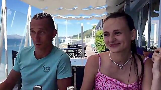 Swingers Couples Meet for a Wife Exchange and have Ardent Sex on the Same Daybed