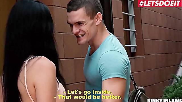 KinkyInlaws - Alice Good and Lucia Denvile Slovakian Teen Step Sister Screws Brother - LETSDOEIT