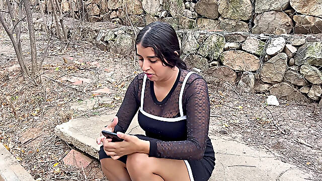 Unknown hotty asks me to her out of a cock rubber in swap for giving her a phone I cum inside her