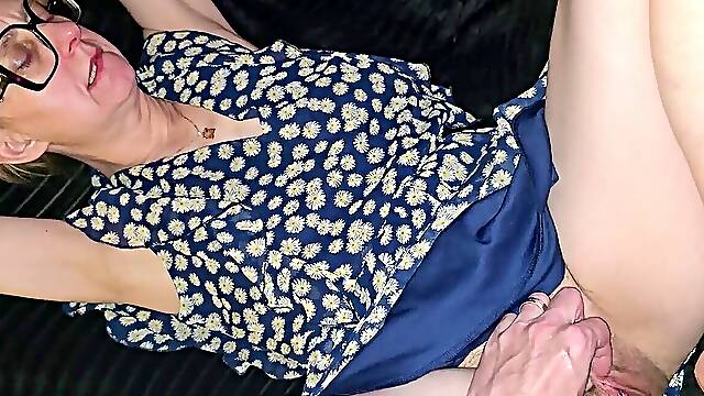 I sit with my legs wide apart sans my undies